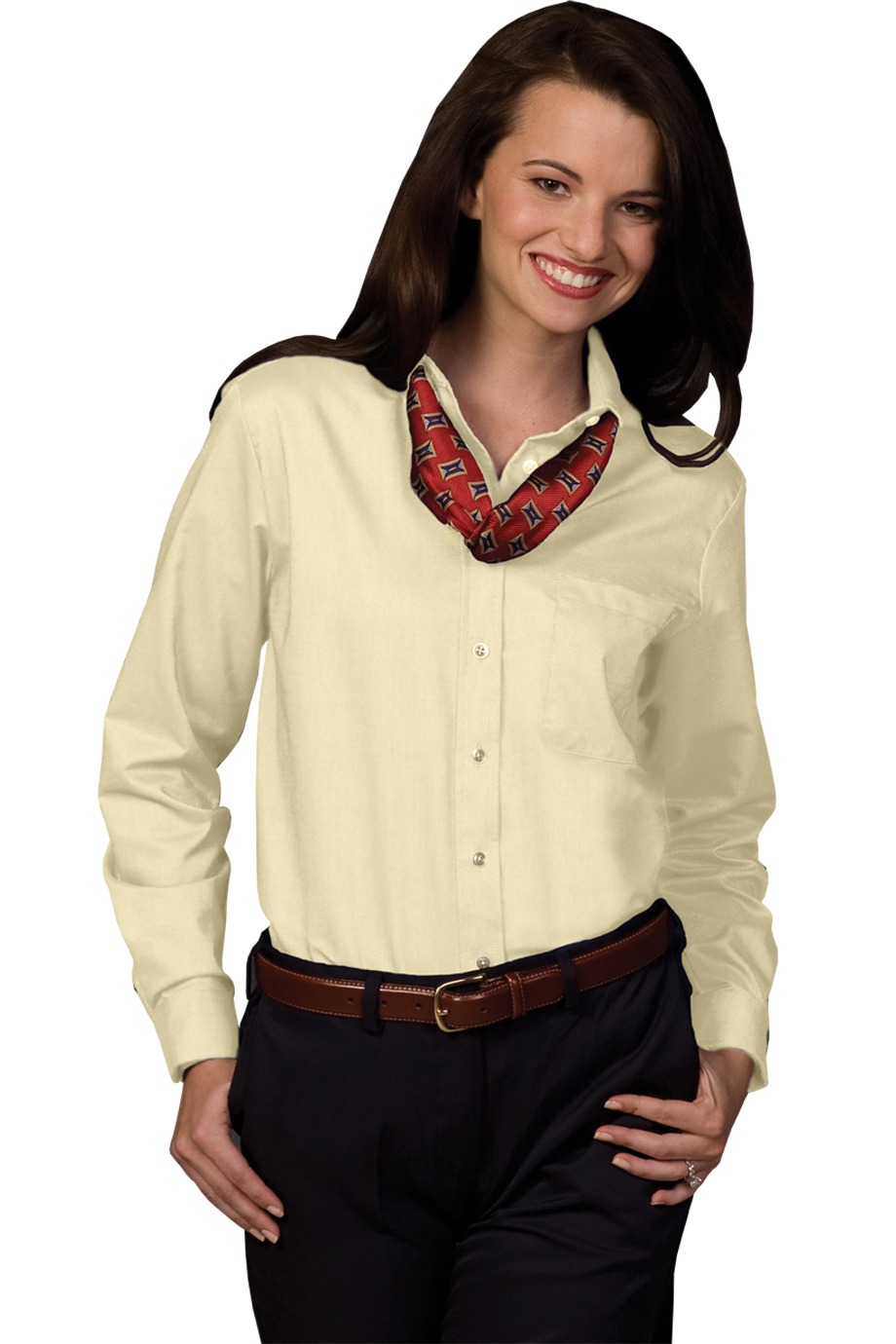 MGWDT Button Down Shirt Women Long Sleeve Blouse Oxford Shirt Classic-Fit  Cotton | eBay