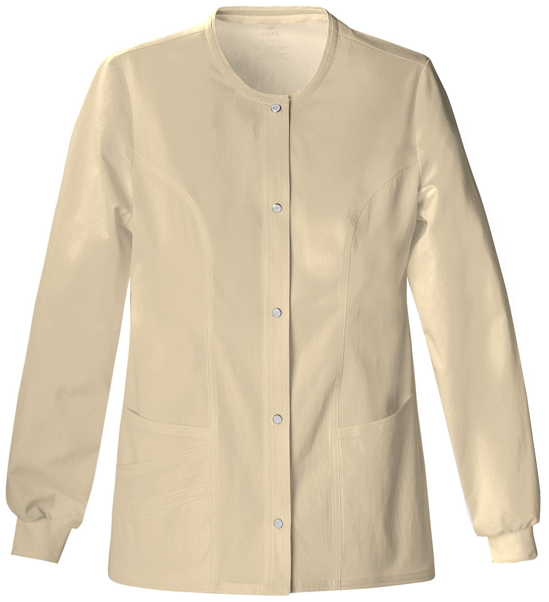 Cherokee Cherokee Luxe Snap Front Warm-Up Jacket