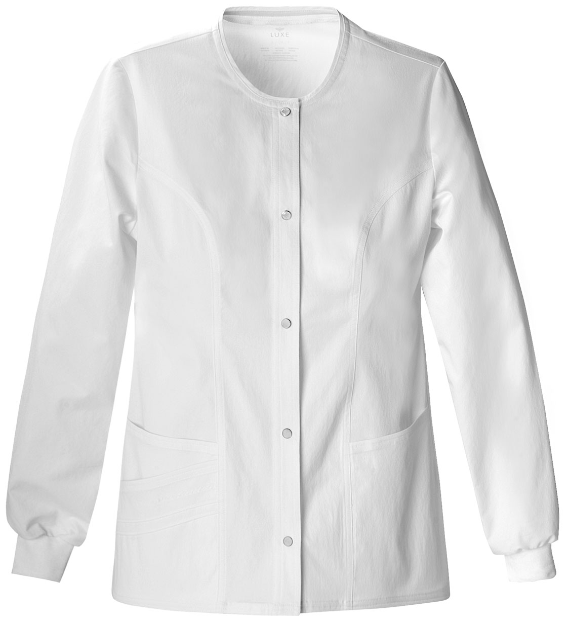 Cherokee Cherokee Luxe Snap Front Warm-Up Jacket