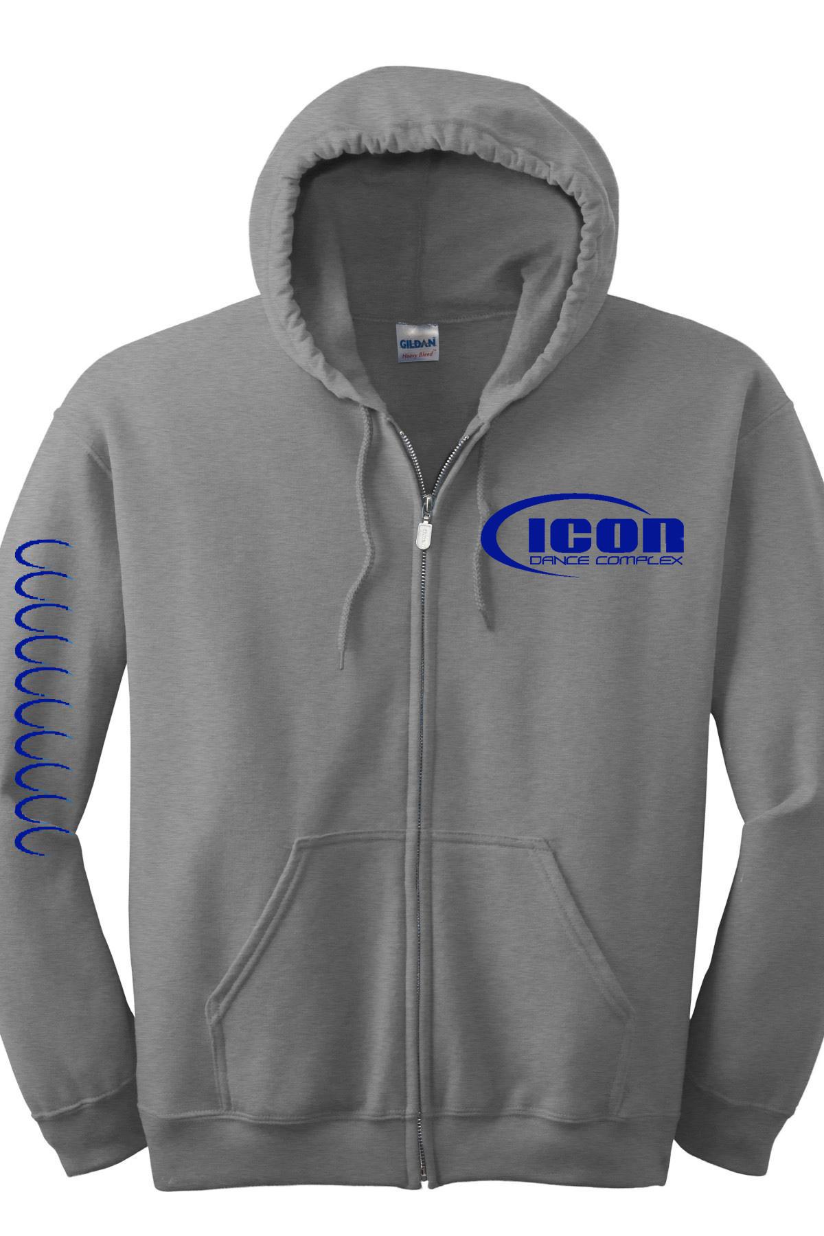 Gildan® Youth Heavy Blend™ Full-Zip Hooded Sweatshirt