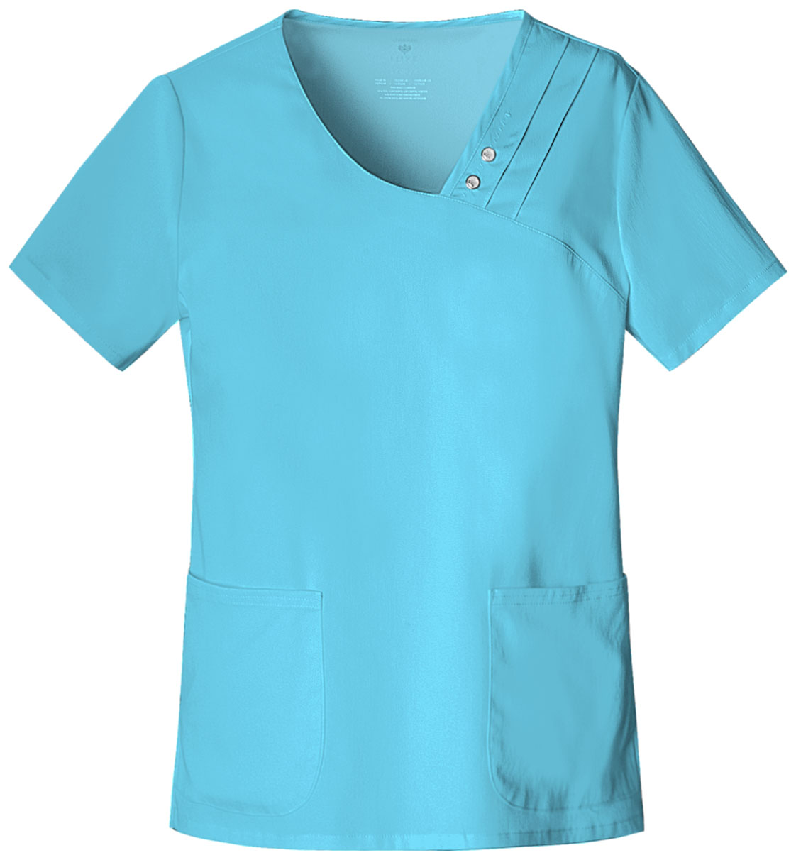 Cherokee Cherokee Luxe Crossover V-Neck Pin-Tuck Top