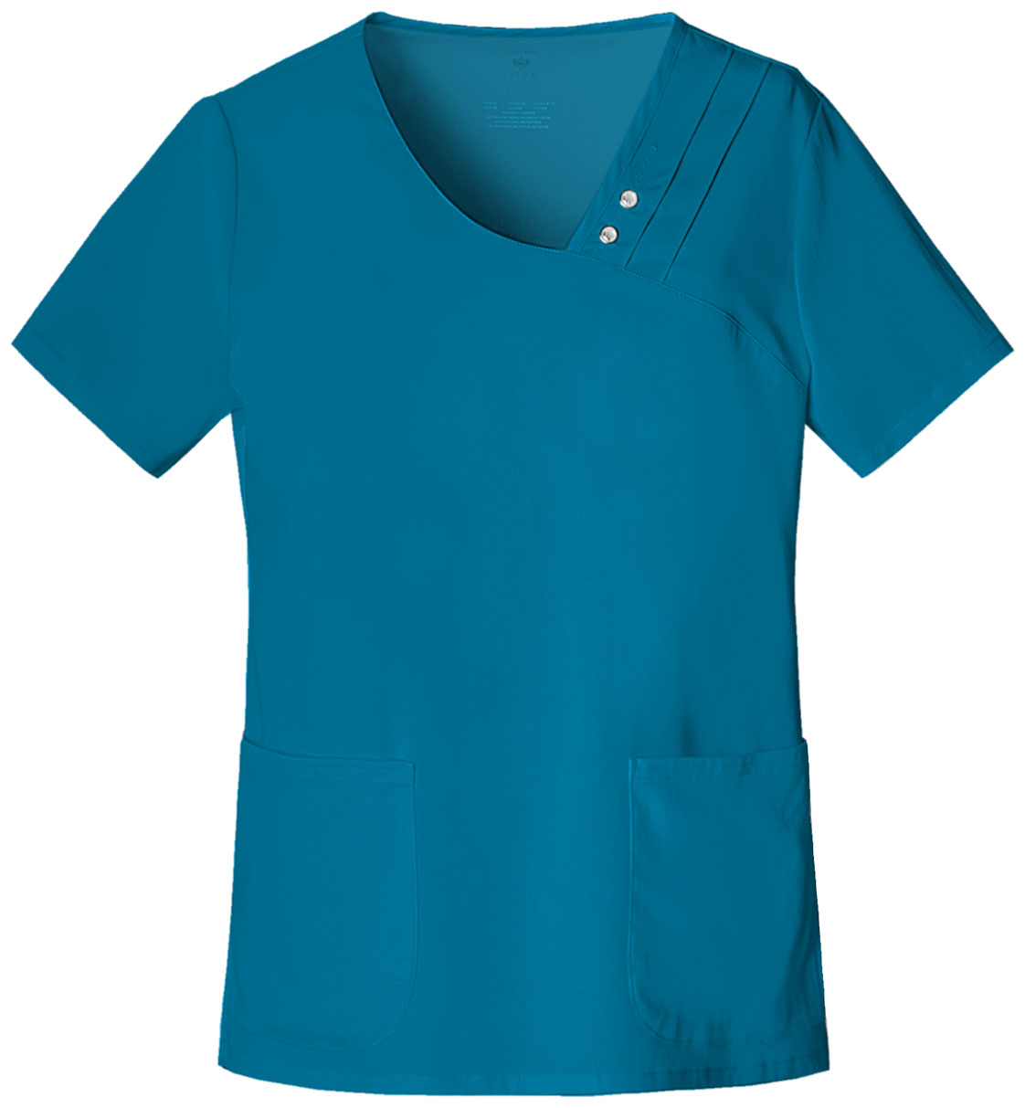 Cherokee Cherokee Luxe Crossover V-Neck Pin-Tuck Top