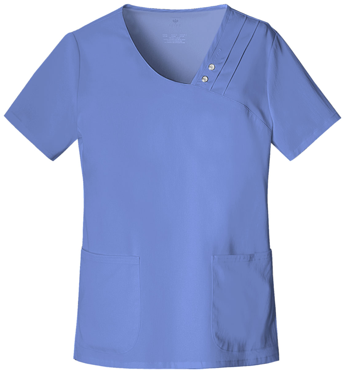 Cherokee Cherokee Luxe Crossover V-Neck Pin-Tuck Top