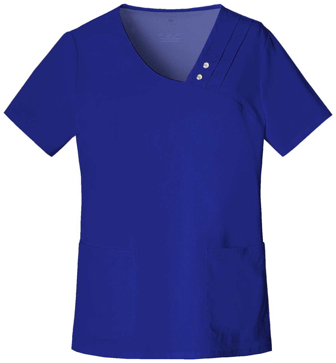 Cherokee Cherokee Luxe Crossover V-Neck Pin-Tuck Top