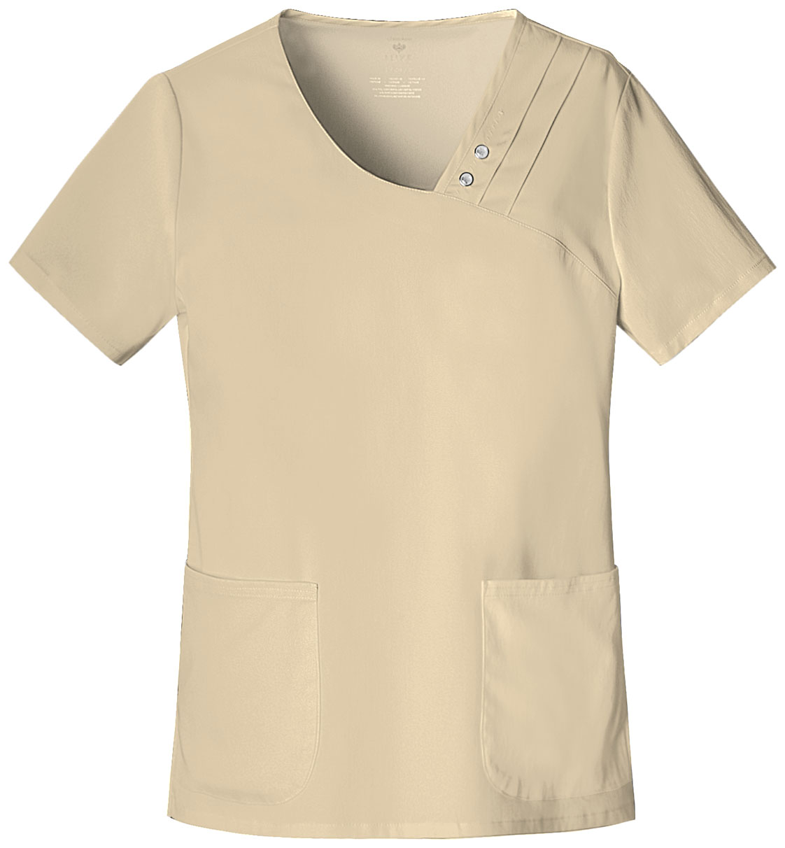 Cherokee Cherokee Luxe Crossover V-Neck Pin-Tuck Top
