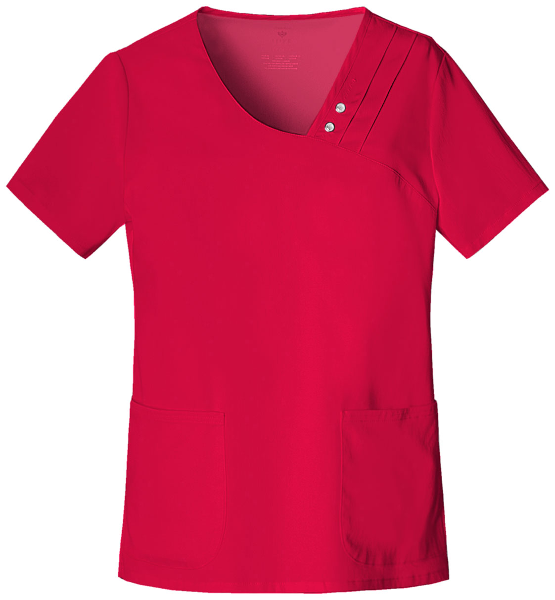 Cherokee Cherokee Luxe Crossover V-Neck Pin-Tuck Top