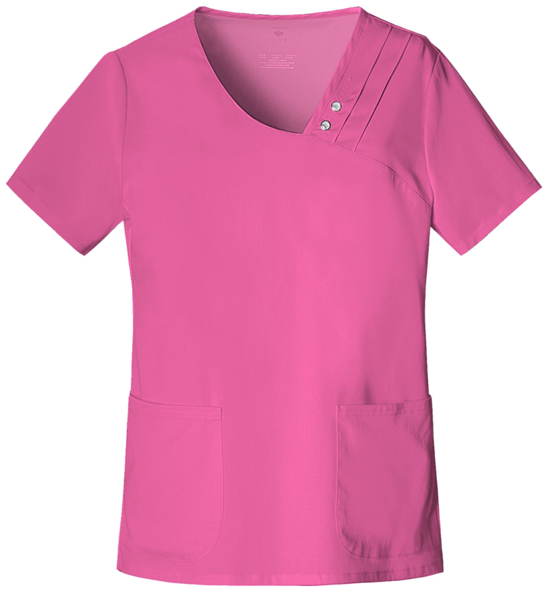 Cherokee Cherokee Luxe Crossover V-Neck Pin-Tuck Top