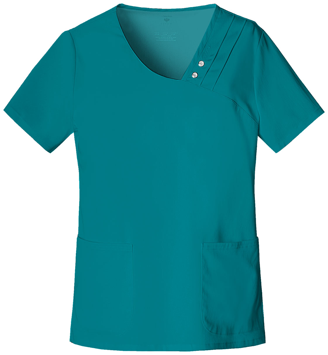 Cherokee Cherokee Luxe Crossover V-Neck Pin-Tuck Top