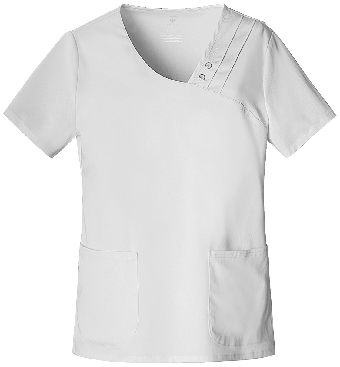Cherokee Cherokee Luxe Crossover V-Neck Pin-Tuck Top
