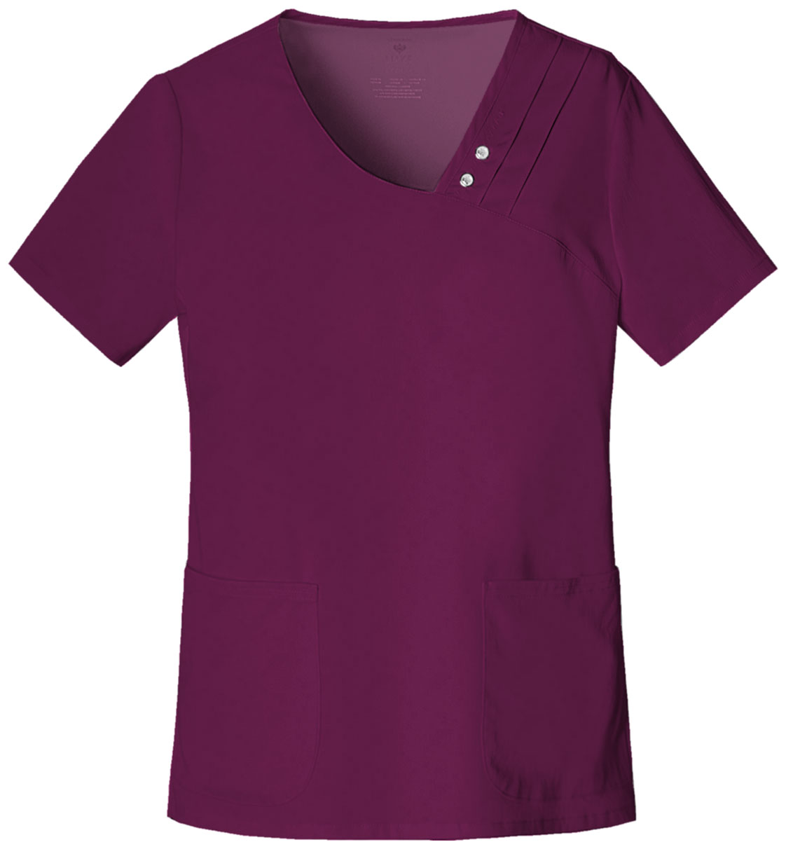 Cherokee Cherokee Luxe Crossover V-Neck Pin-Tuck Top