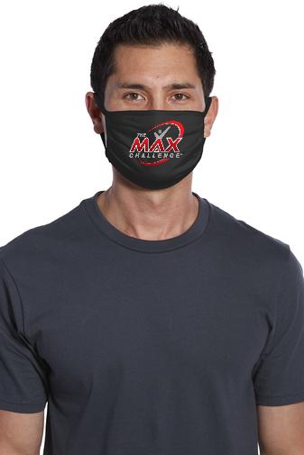 Max Challenge Logo'd 3-Ply 100% Cotton Face Mask