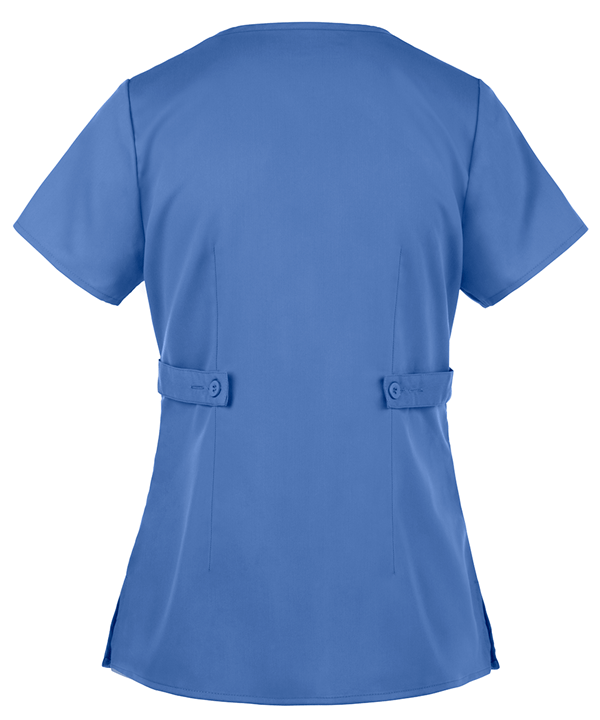 Grey's Anatomy Scrubs Women's Modern Fit Mock Wrap Top
