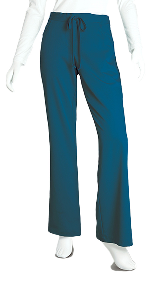 Grey's Anatomy Women's Junior Fit 5 Pocket Drawstring Pant with Elastic Back