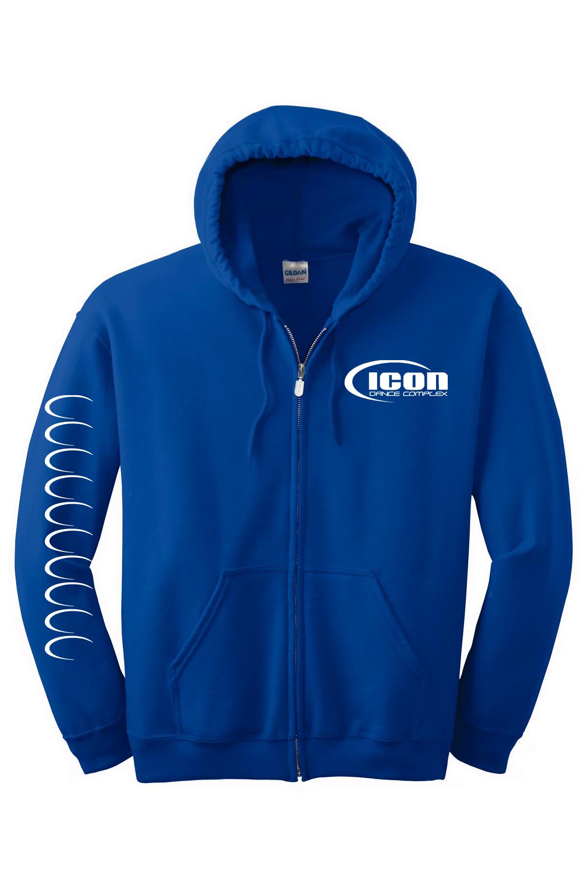 Gildan® Youth Heavy Blend™ Full-Zip Hooded Sweatshirt