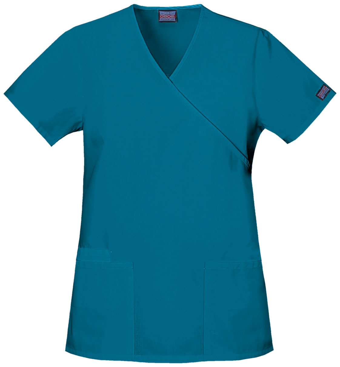 Workwear Workwear Mock Wrap Tunic