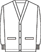 Adult Unisex Cardigan Sweater