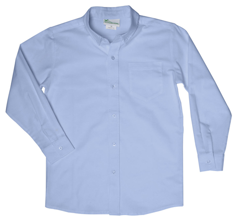 Youth Long Sleeve Oxford Shirt