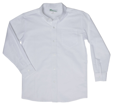 Youth Long Sleeve Oxford Shirt