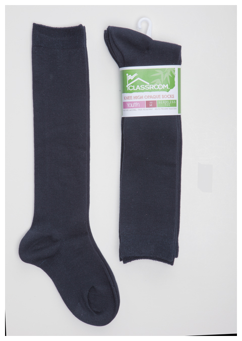 Girls/Junior Opaque Knee Hi Socks 