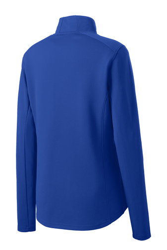 Sport-Tek Ladies Sport-Wick Textured 1/4-Zip Pullover