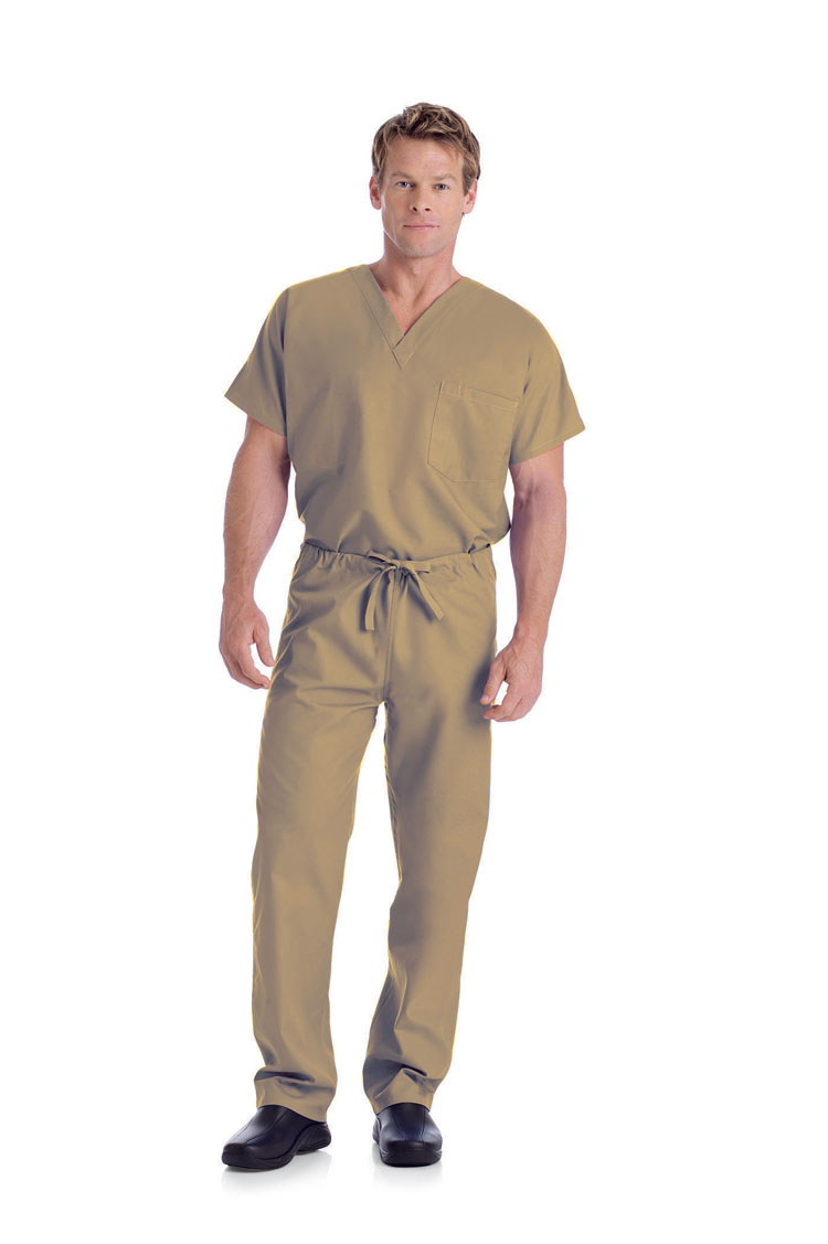 Unisex Reversible V-neck Scrub Top by Landau