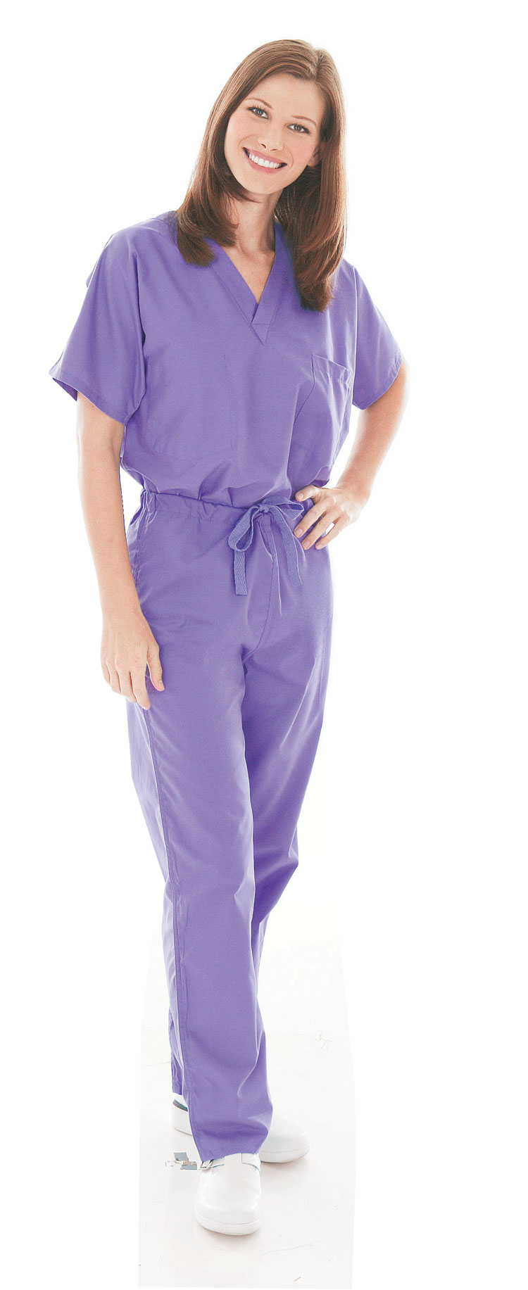 Unisex Reversible V-neck Scrub Top by Landau