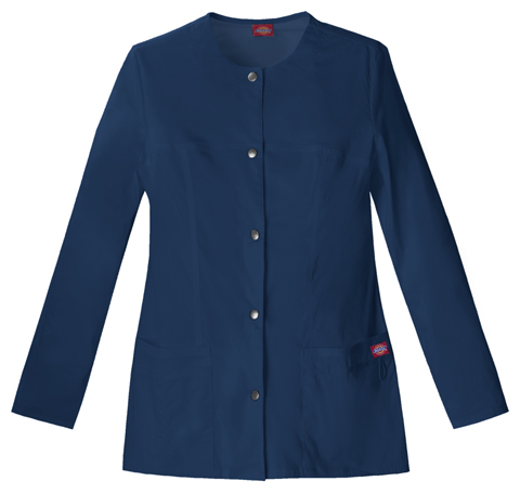 Dickies Dickies GenFlex (Contrast) Crew Neck Snap Front Warm-Up Jacket