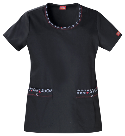 Dickies Dickies Love Your Color Jr. Fit Round Neck Top
