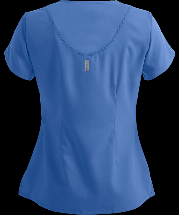 Grey's Anatomy Scrubs V-Neck Cora Top 4 pocket side panel 