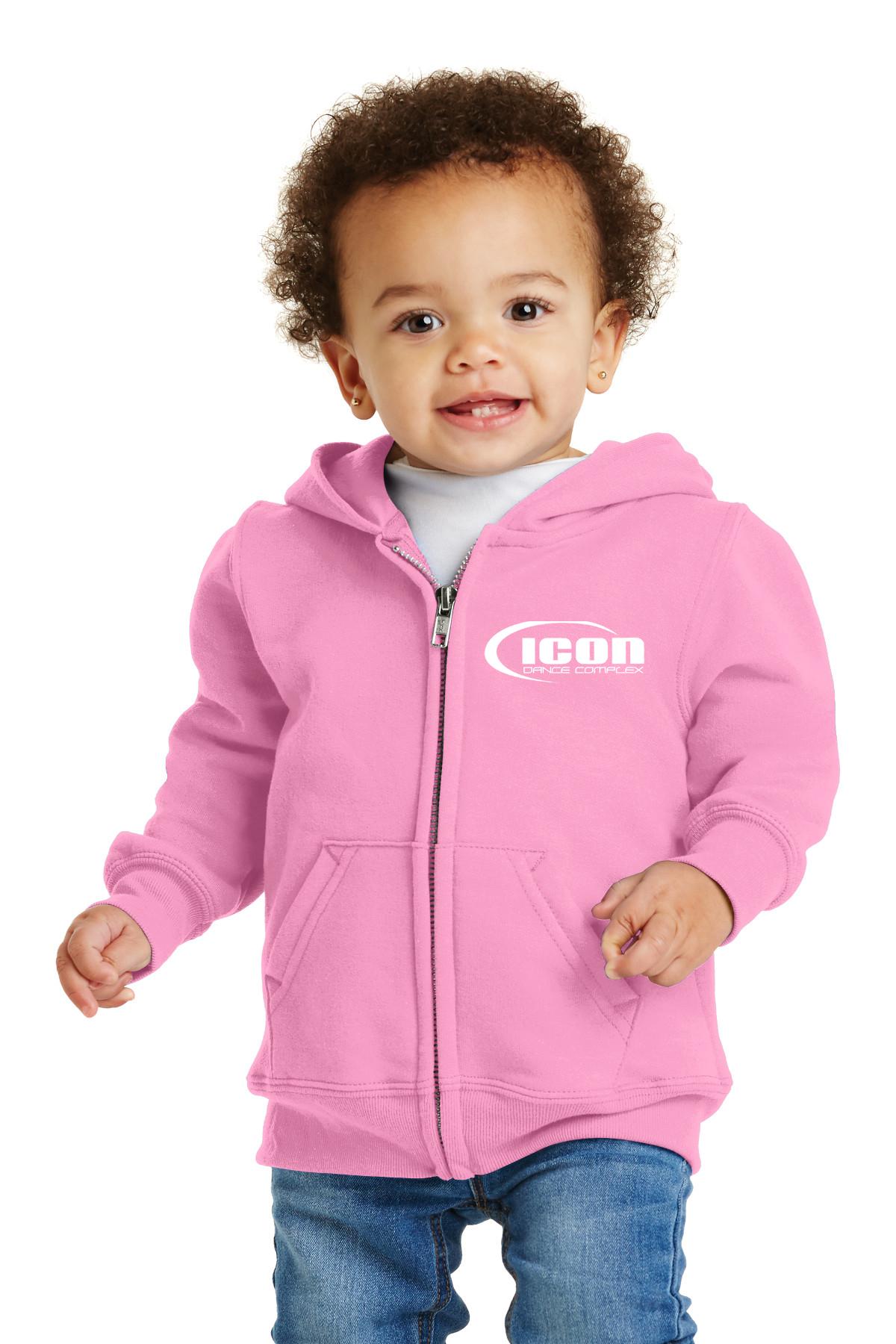 Port & Company® Toddler Core Fleece Full-Zip Hooded Sweatshirt