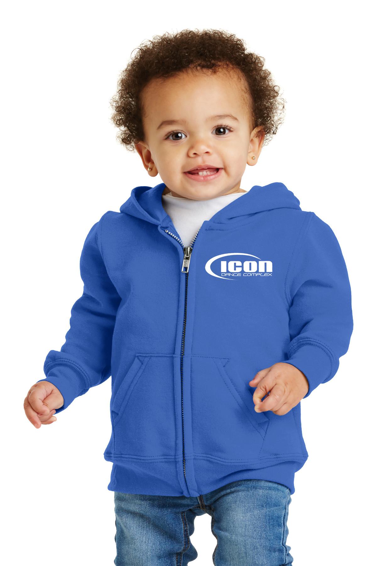 Port & Company® Toddler Core Fleece Full-Zip Hooded Sweatshirt