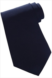 Mens Polyester Fully Lined Solid Color Tie