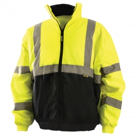 City of Summit Value Black Bottom Light Weight Bomber Jacket 