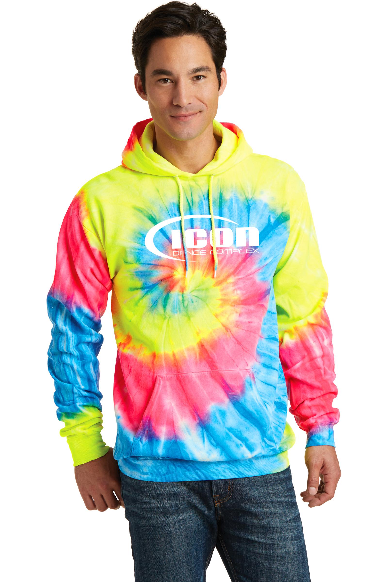 Port & Company® Tie-Dye Pullover Hooded Sweatshirt