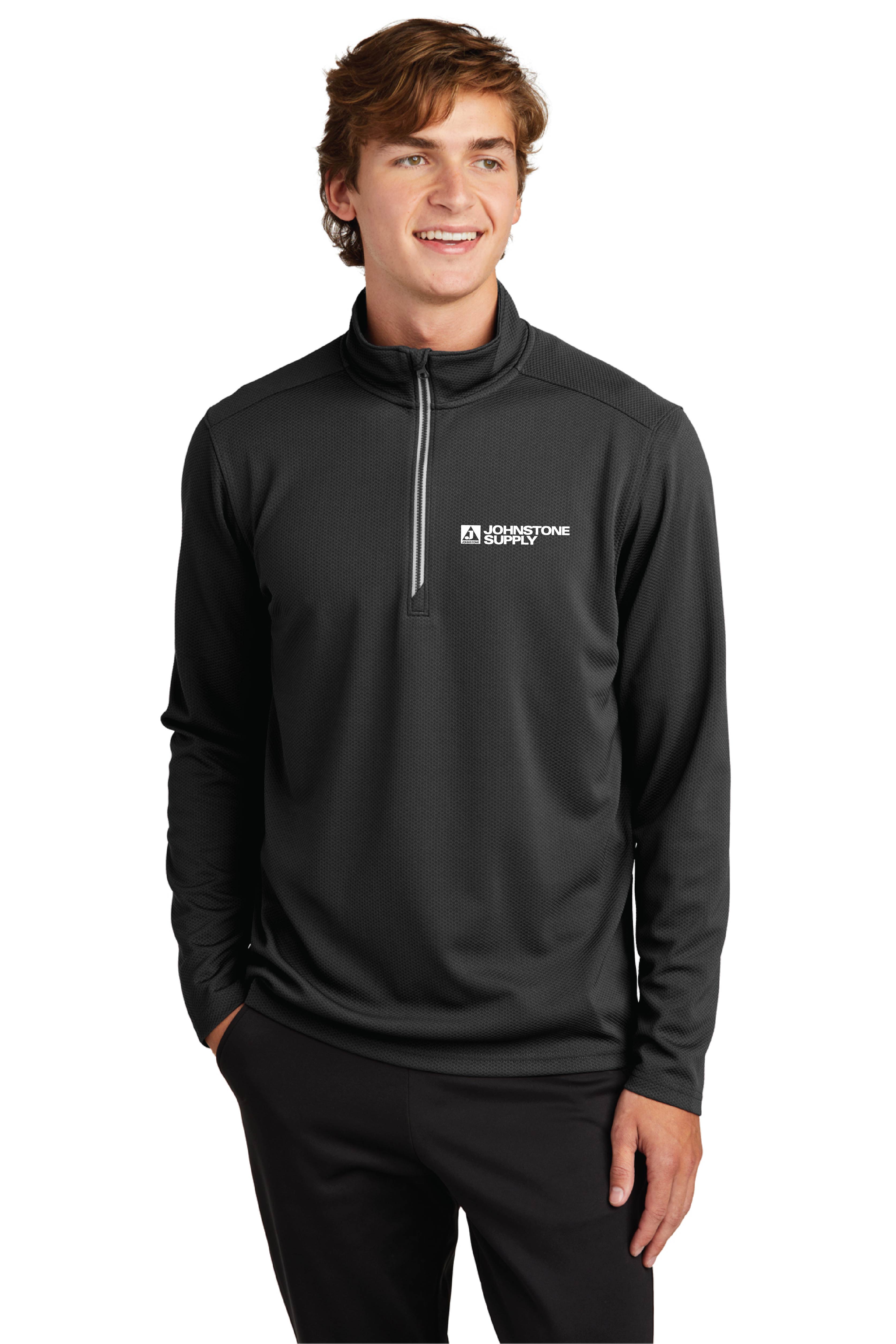 Sport-Tek® Sport-Wick® Textured 1/4-Zip Pullover