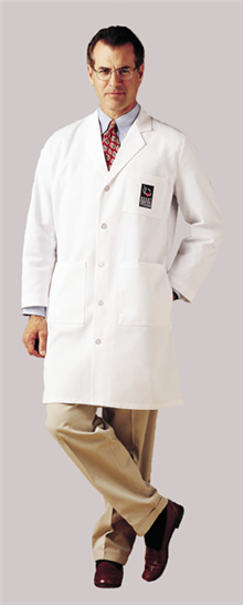 Landau Men's 3-Pocket Twill Lab Coat - NYB Surgery Group