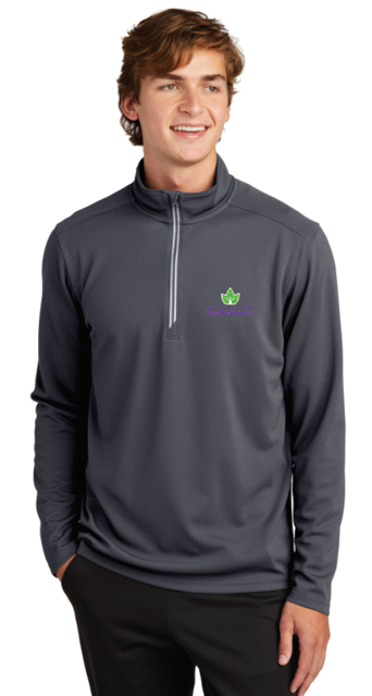Queens LI Sport-Tek® Sport-Wick® Textured 1/4-Zip Pullover